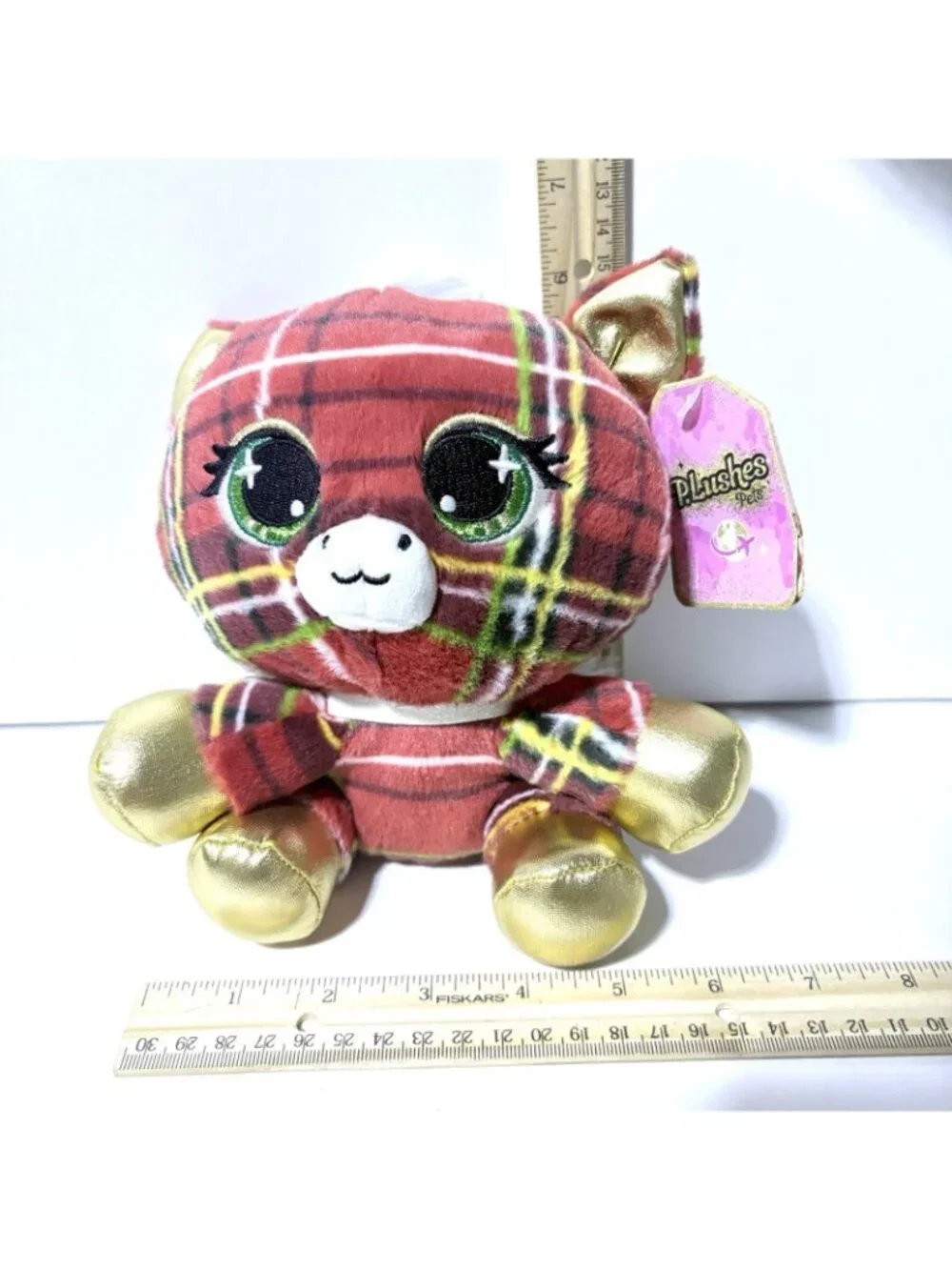 GUND Plushes Pets TARA MCNEIGH Horse Plaid Special Edition Plush Animal 6” NWT